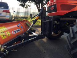 snowplough with plate for tractor lns 170 a