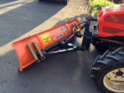 snowplough with plate for tractor lns 170 a