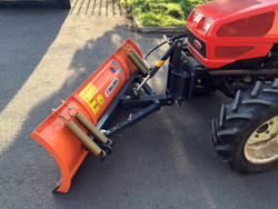 snowplough with plate for tractor lns 170 a
