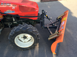 snowplough with plate for tractor lns 190 a