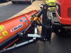 snowplough with plate for tractor lns 190 a