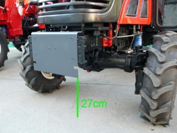 snowplough with plate for tractor lns 190 a