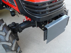 snowplough with plate for tractor lns 190 a