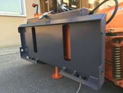 snowplough for up to 3 0 ton skid steer loaders lnv 200 m