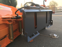 snowplough for up to 3 0 ton skid steer loaders lnv 200 m