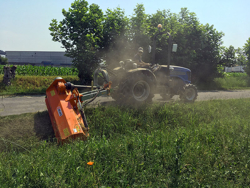 sideshift flail mower offset side mulcher for tractors deleks