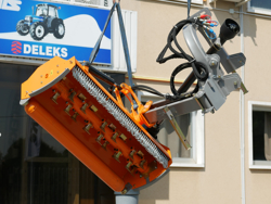 sideshift flail mower offset side mulcher for tractors deleks