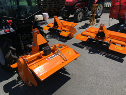 light rotavator tiller for tractors working width 135cm for soil preparation dfl 135