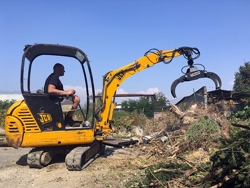 log grapple with rotator for mini diggers and forest cranes dk 10 gr 10