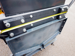 frontal snow plogh with mounting plate for tractor ssh 04 2 6 a