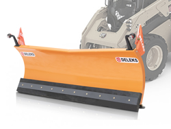 snow plow for up to 3 0 ton skid steer loaders ln 250 m