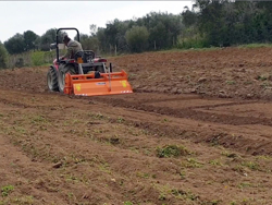 heavy rotavator tiller for tractors working width 150cm mod dfh 150