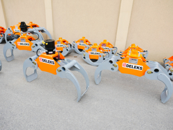 log grapple for mini diggers forest crane or manur loading dk11 c