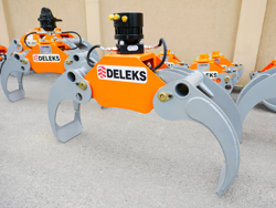 log grapple with fixed rotator for quick linkage dk 11 gr 30ff