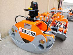 log grapple with fixed pendulum rotator for minidiggers and forest cranes dk 16 gr 30f