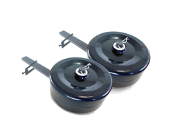 couple of wheels attachments for de cultivators