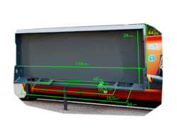 light snow plow for skid steer loaders lns 170 m