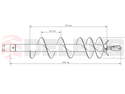 auger ø 200mm post hole digger