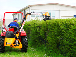 tractor mounted hedge cutter airone 130 tr