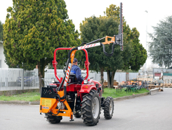 tractor mounted hedge cutter airone 180 tr
