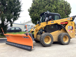 snow plow for up to 3 0 ton skid steer loaders ln 250 m