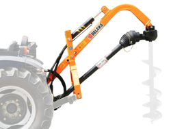 post hole digger for traktor with hydraulic system l 50h
