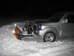 snowblade for off road vehicles lns 210 j