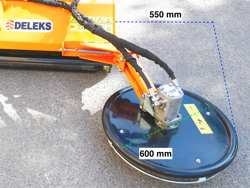 universal inter row disc for mowers