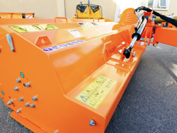 sideshift flail mower heavy offset side mulcher for tractors alce 140