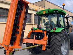 sideshift flail mower heavy offset side mulcher for tractors alce 180