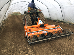 adjustable stone burier for tractors dfu 160