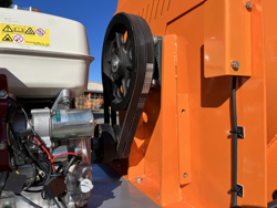 petrol chipper shredder woodchipper with engine dk 900 honda