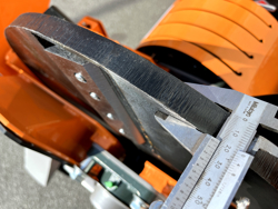 petrol chipper shredder woodchipper with engine dk 900 bs