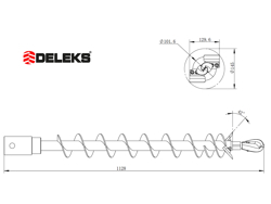 auger ø 100mm post hole digger zhd