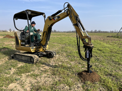 hydraulic earth drill for mini excavator grhd