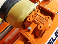 mulcher for compact tractors 120cm shredder mower with hammers lince 120