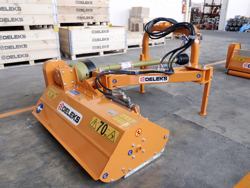 offset verge flail mower for tractor volpe 140