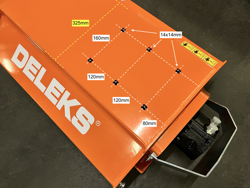 forestry mulcher of 80cm for mini excavators hydraulic shredder mod arm 80
