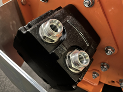 forestry mulcher of 100cm for mini excavators hydraulic shredder mod arm 100