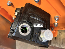 forestry mulcher of 100cm for mini excavators hydraulic shredder mod arm 100