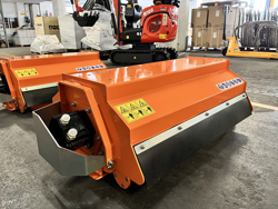 forestry mulcher of 100cm for mini excavators hydraulic shredder mod arm 100