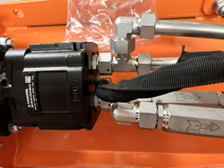 forestry mulcher of 100cm for mini excavators hydraulic shredder mod arh 100