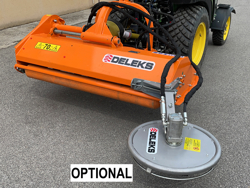 shredder with hydraulic side shift for orchard tractors mod jaguar 130