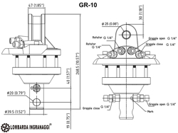 log grapple with rotator for mini diggers and forest cranes dk 10 gr 10