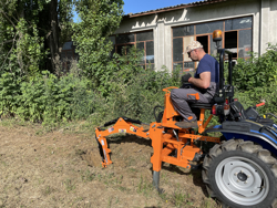 mini backhoe for universal compact tractors drs 1000t