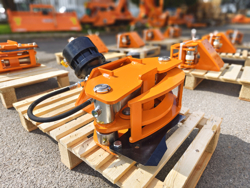 tree shear log grapple for mini excavators cf 10r