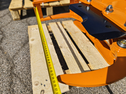 tree shear log grapple for mini excavators cf 10r