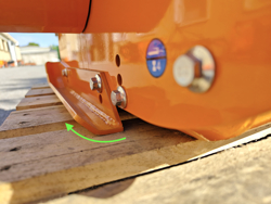 reversible sideshift flail mower 120cm for 30 60hp tractors shredder mulcher lincione 120 sp rev