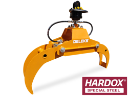 log grapple with rotator for mini diggers and forest cranes dk 10h gr 10
