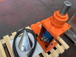 screw log splitter for mini excavator lsp18